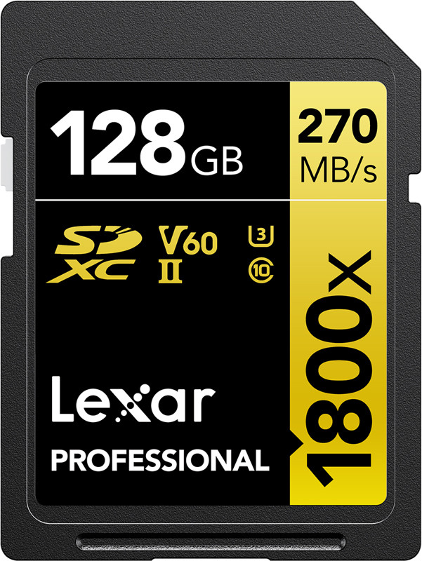 Lexar SDXC 128GB Professional 1800x UHS-II