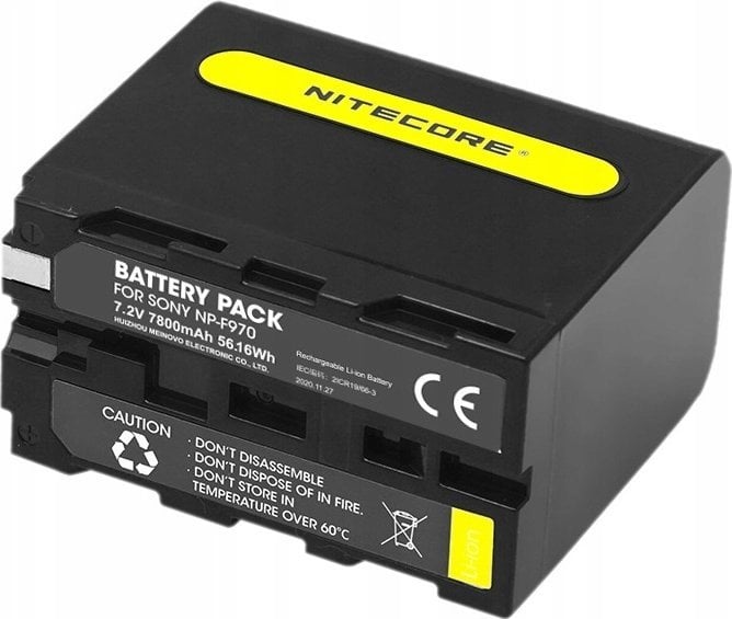Nitecore Nitecore NP-F970 akumulatoru komplekts 7800mAh