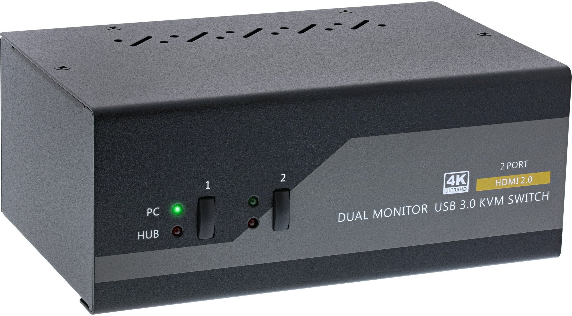 Pārslēdzējs InLine InLine® KVM galddatora pārslēdzējs