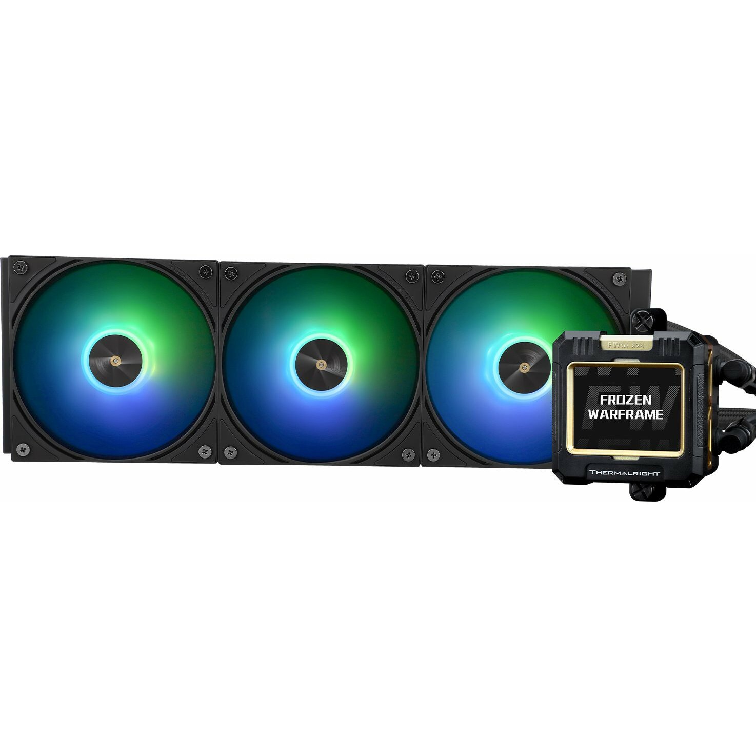 Thermalright Frozen Warframe 360 Melns Argb