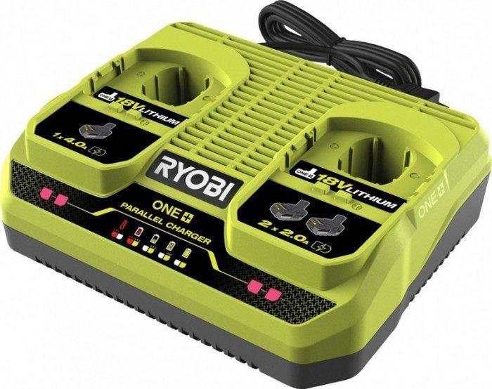 Ryobi divu staciju lādētājs RC18240 ONE+