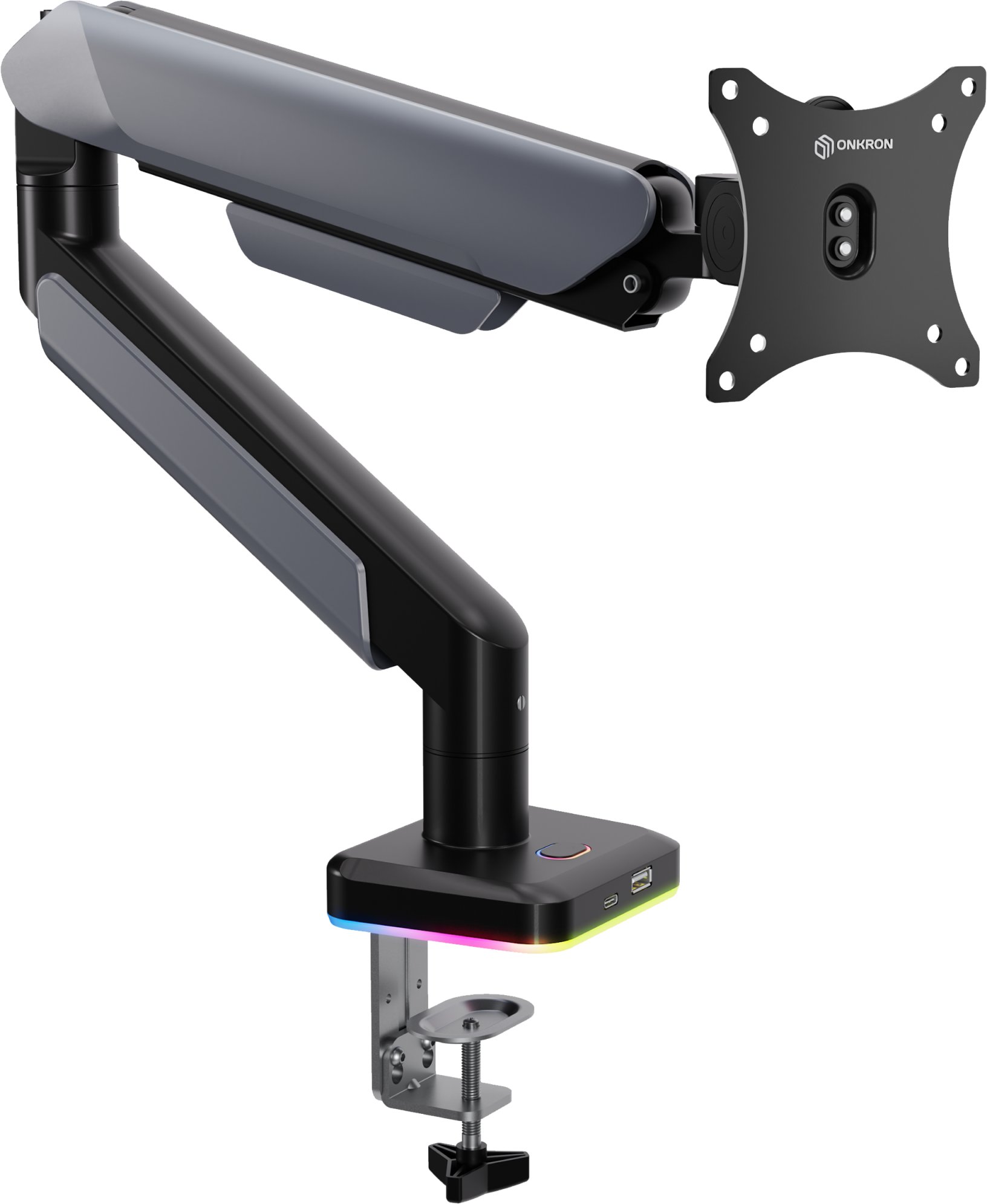 MONITORA TURĒTĀJS GALDA STIPRINĀJUMAM/15-42" BLACK/WHITE G110-BW