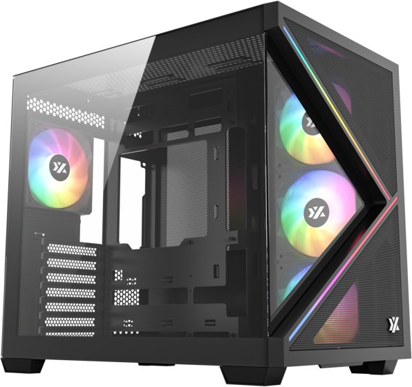 Korpuss XYZ PC GEAR Qubex ARGB