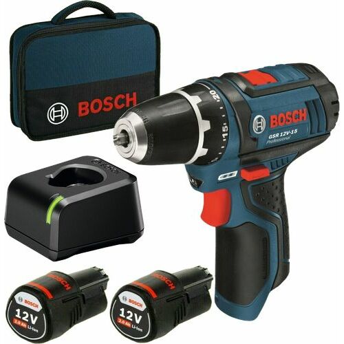 Urbjmašīna-skrūvgriezis Bosch GSR 12V-15 12 V