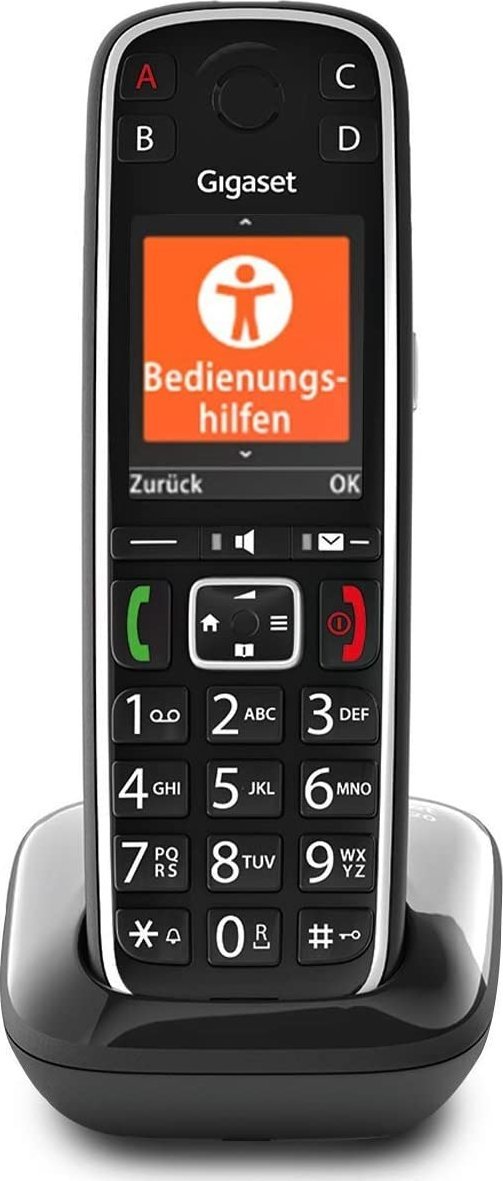Fiksētais tālrunis Gigaset E720 Black -