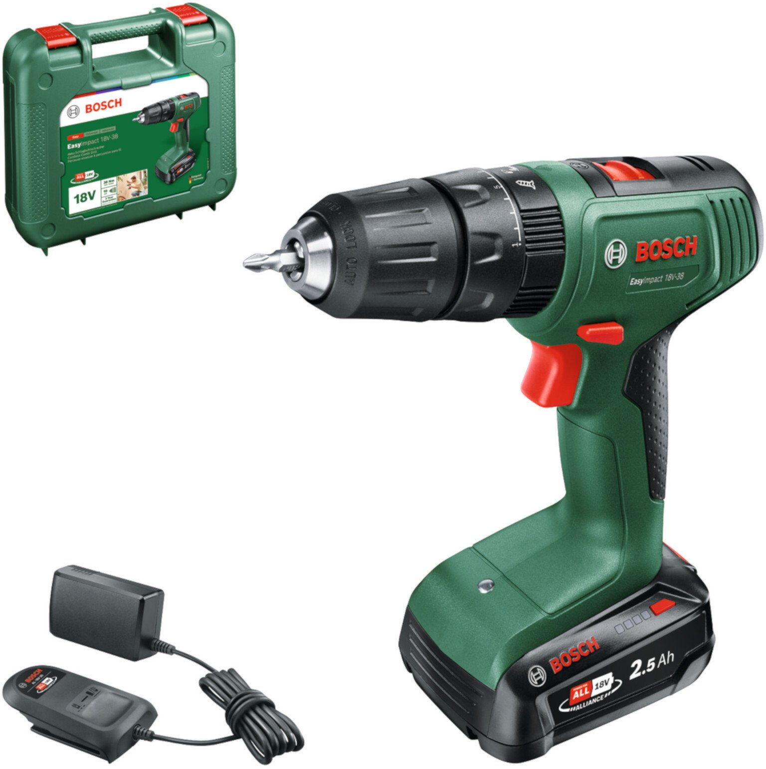 Urbjmašīna-skrūvgriezis Bosch EasyImpact 18V-38 18 V