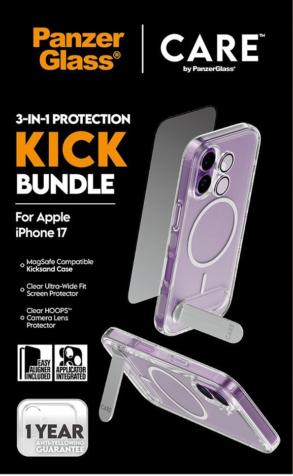 PanzerGlass CARE by Feature Kick 3in1