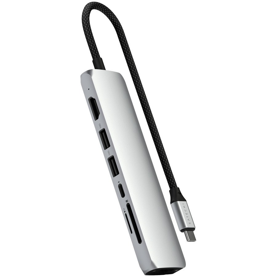 Satechi 7-w-1 USB-C Slim Multiport Adapter