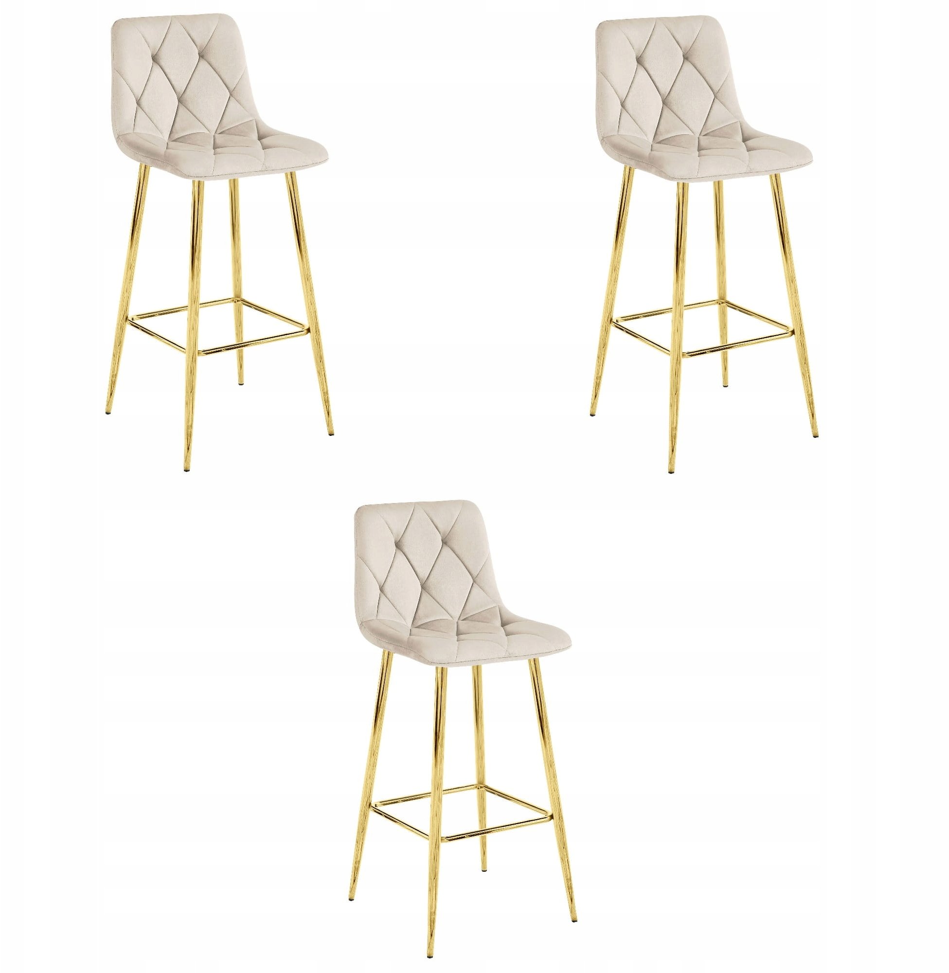 Leobert Barstools NADO - velvet beige