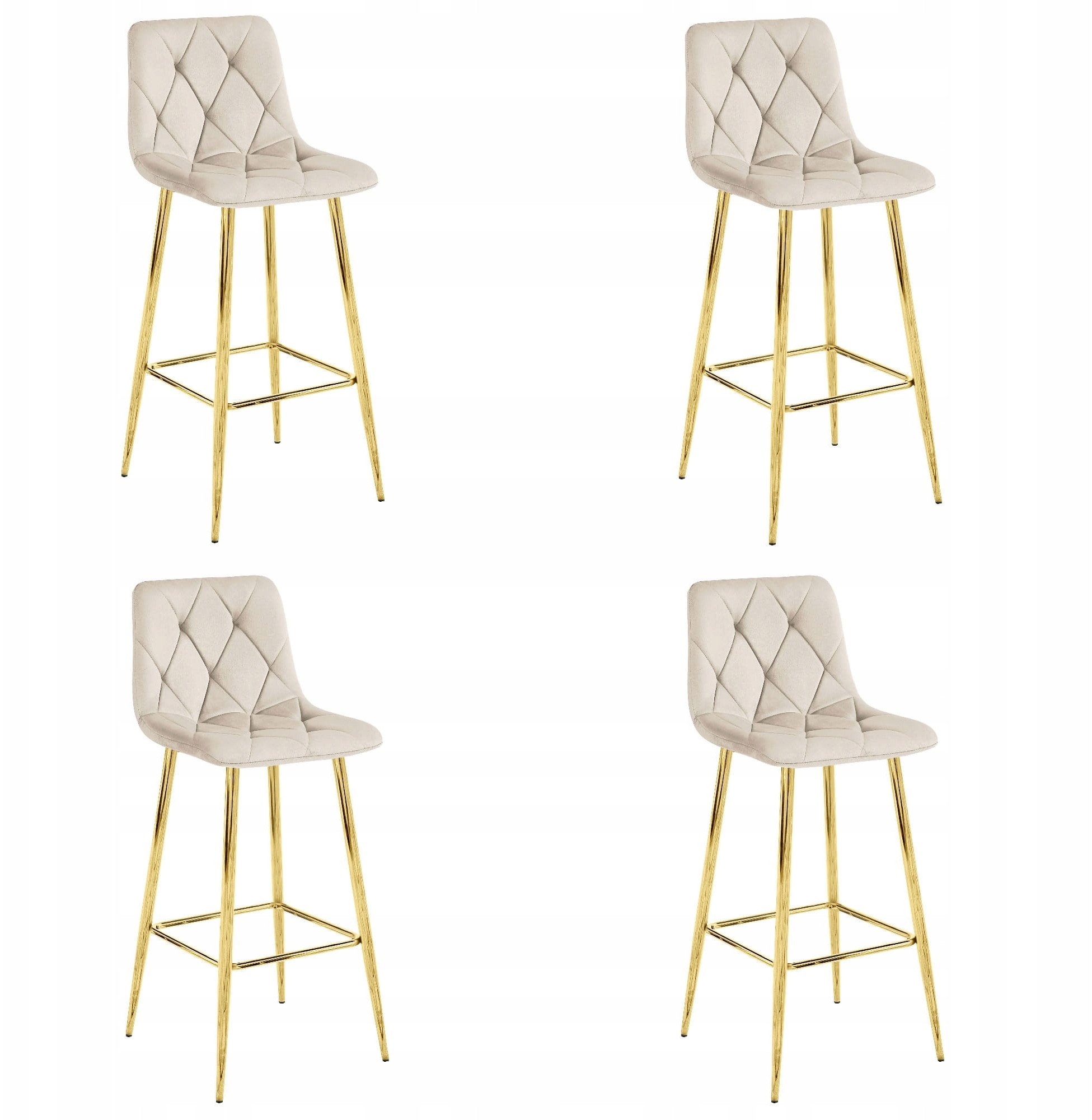 Leobert Barstools NADO - velvet beige