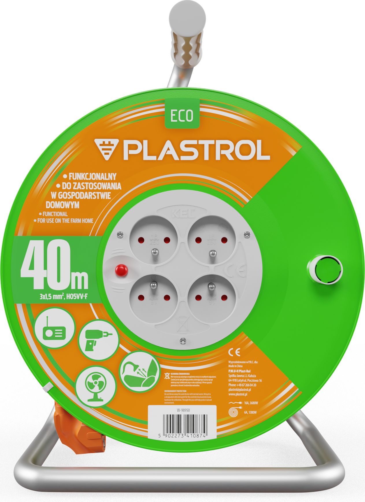 Plastrol pagarinātājs ar spoli Standard Line