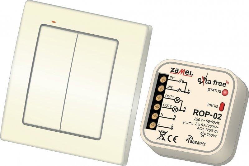 Zamel Bezvadu vadības komplekts (RNK04+ROP02) -
