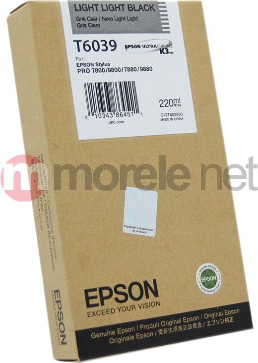 Tusz Epson Tusz T603 light light