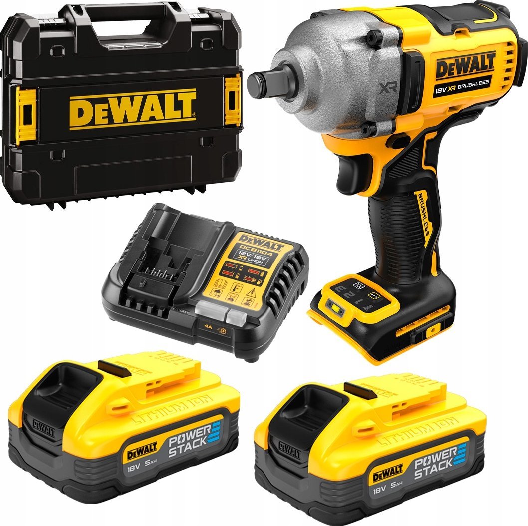 Uzgriežņu atslēga ar triecienu Dewalt 18V