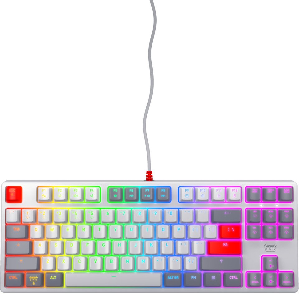 CHERRY XTRFY K4V2 TKL Tastatūra retro/vadāma