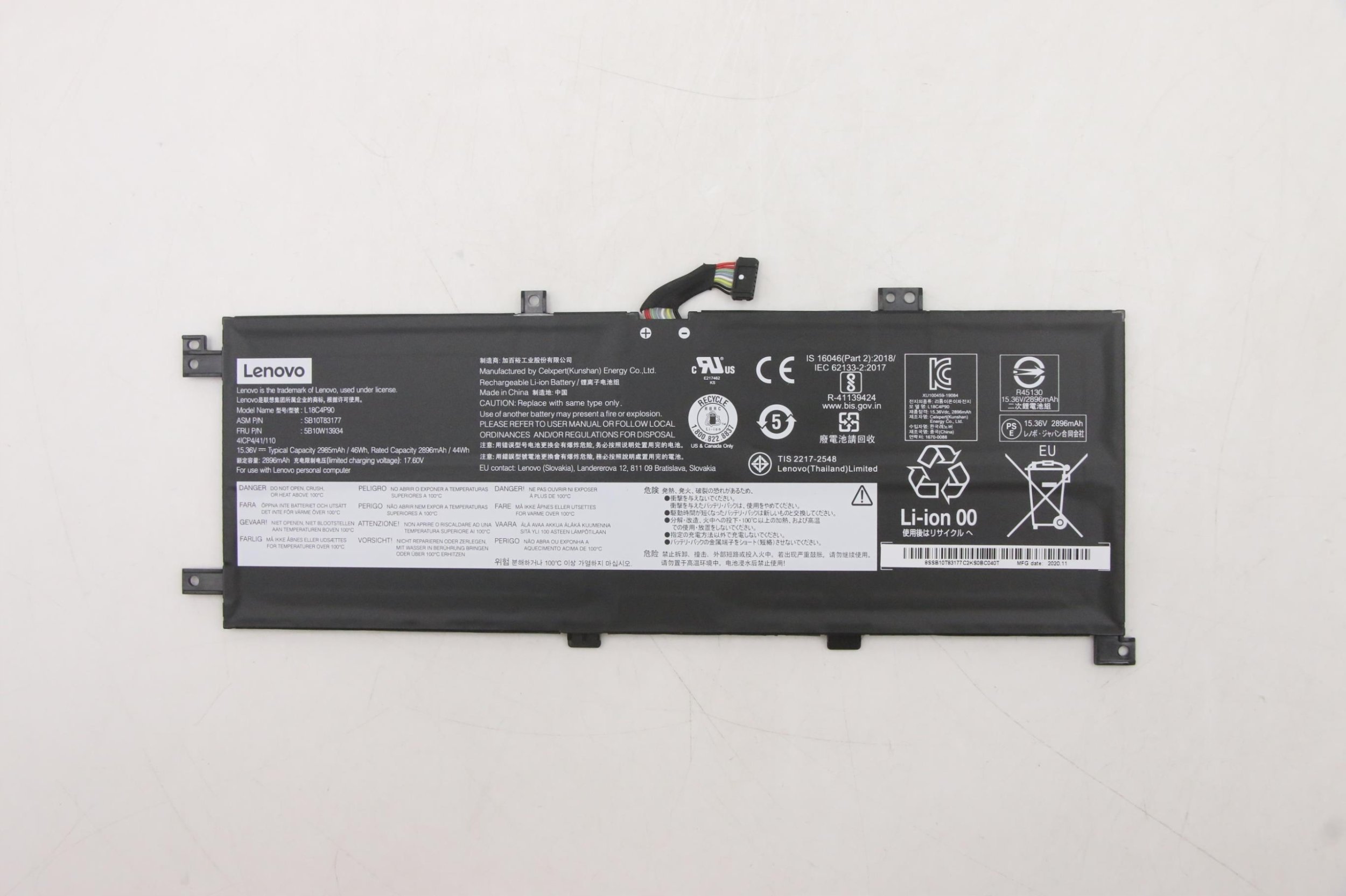Lenovo iekšējā baterija, 4c, 46Wh, LiIon