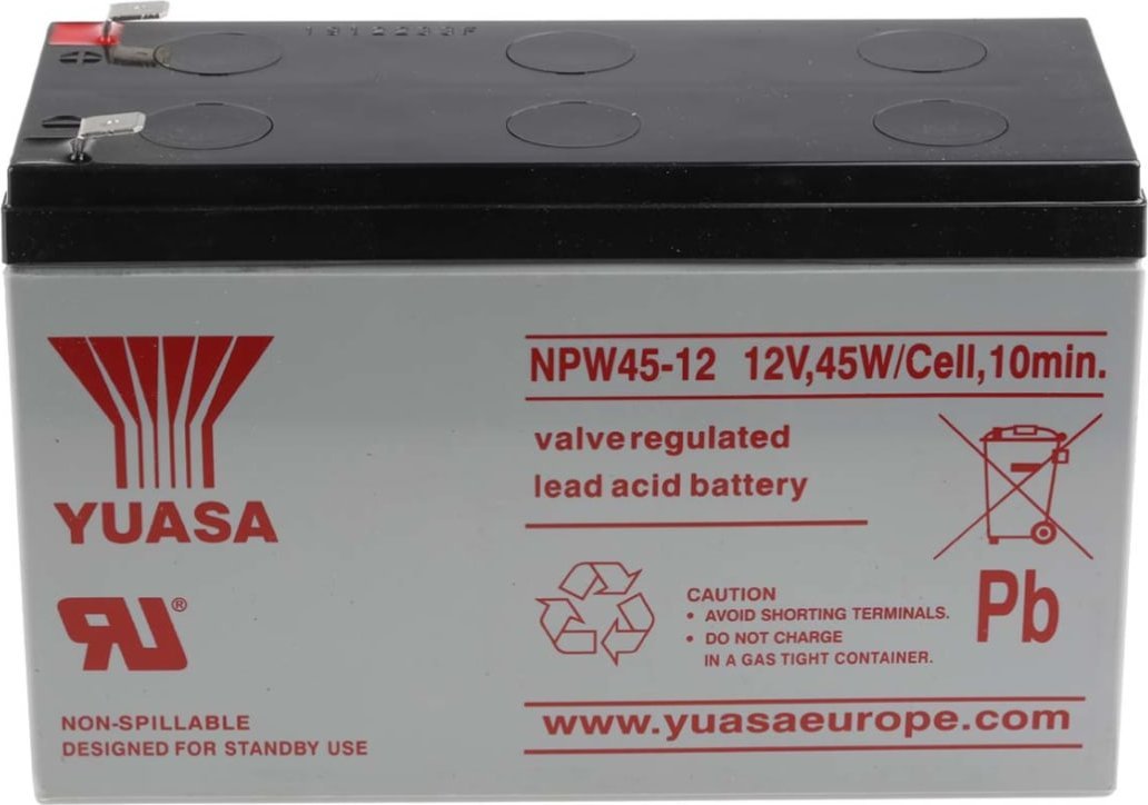 Eaton Yuasa Svina-skābes akumulators 8.5Ah