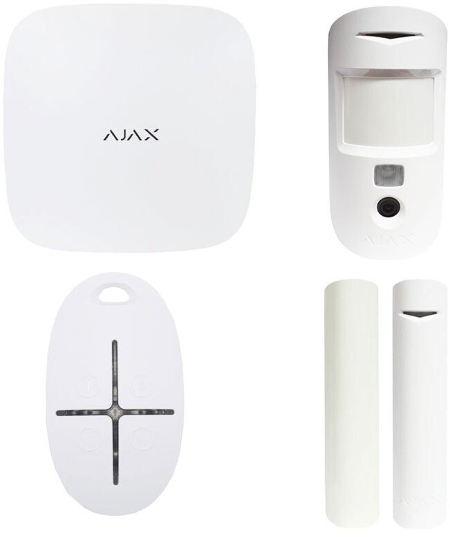 Ajax ALARM SECURITY STARTERKIT CAM/HDR WHITE