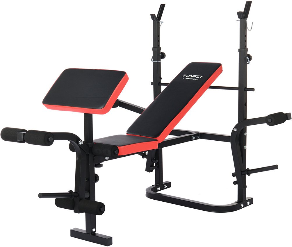 Funfit treniņu sols ar stieņa turētāju