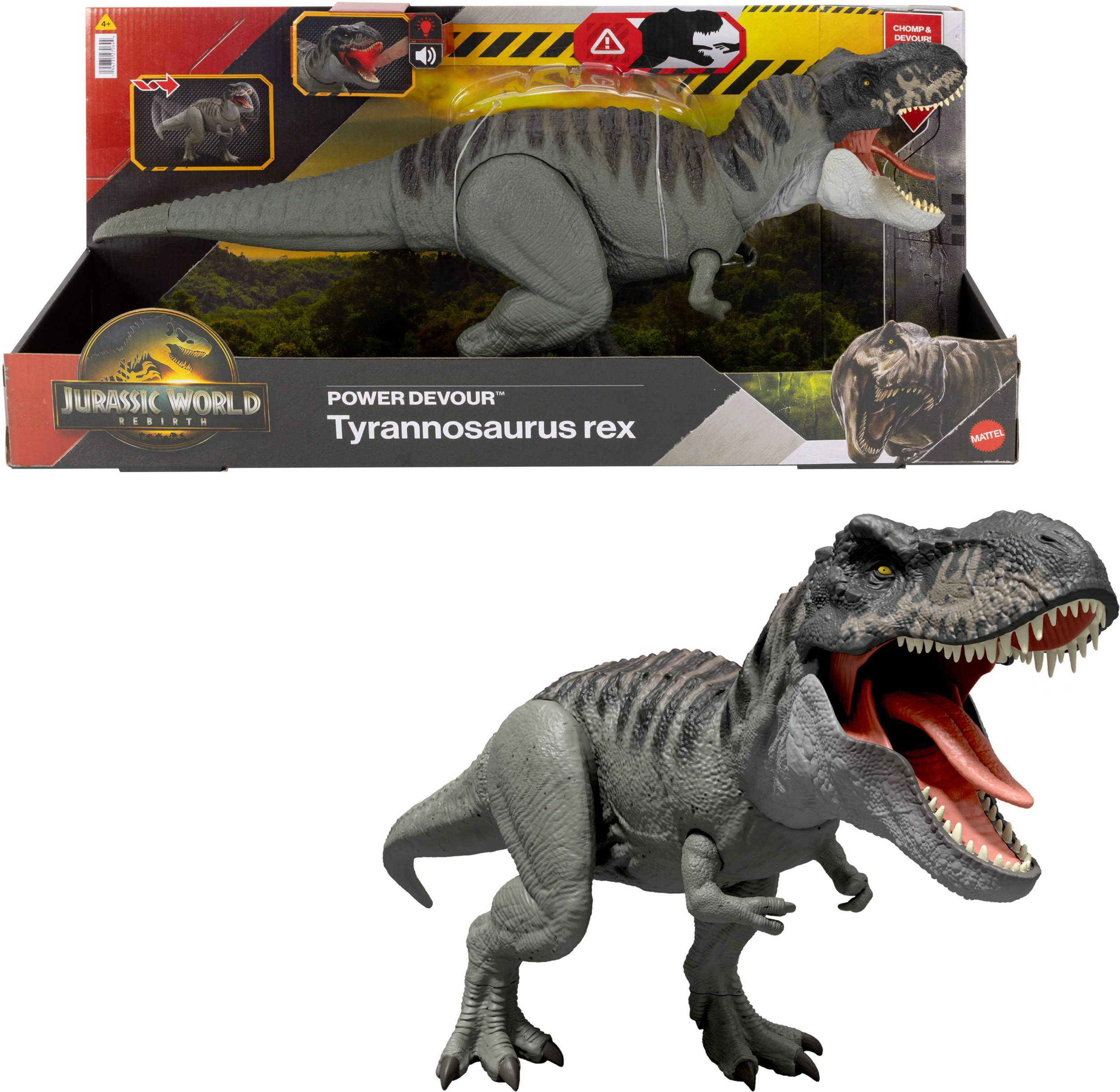Figūriņa Mattel Jurassic World T-rex Power