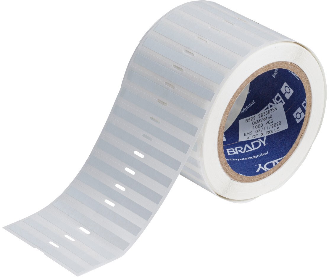Etiķešu printera lente Brady PCR Tube