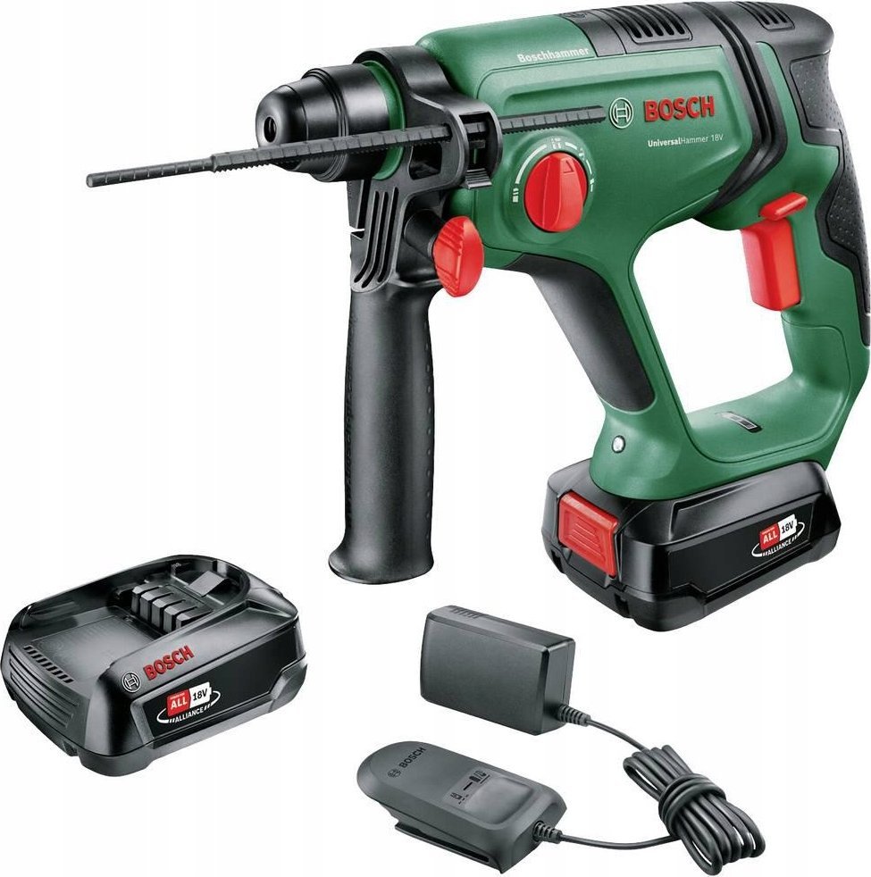 Urbjmašīna-skrūvgriezis Bosch bezvadu perforators UniversalHammer 18V