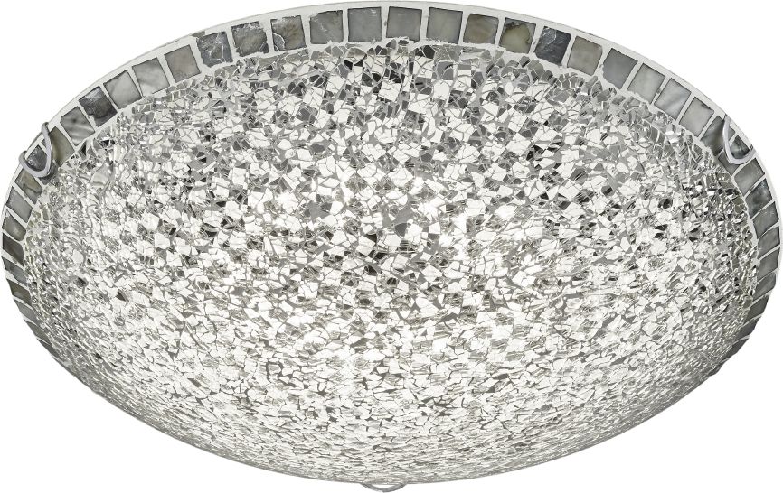Griestu lampa Trio stikla sudraba Trio