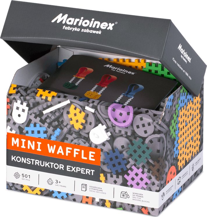 Marioinex Mini vafeles klucīši Eksperta konstruktors