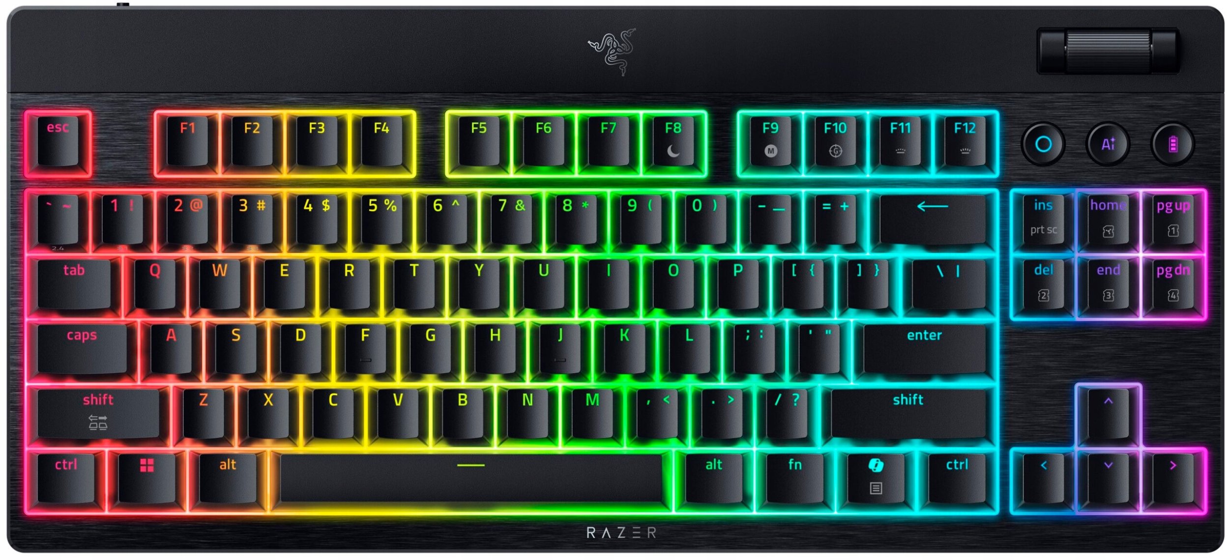 Razer BlackWidow V4 HyperSpeed Tenkeyless Low-Profile