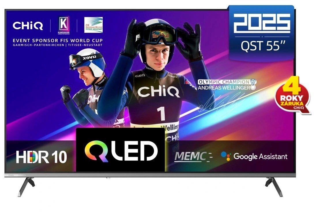 Televizors CHiQ U55QST 55", UHD, QLED