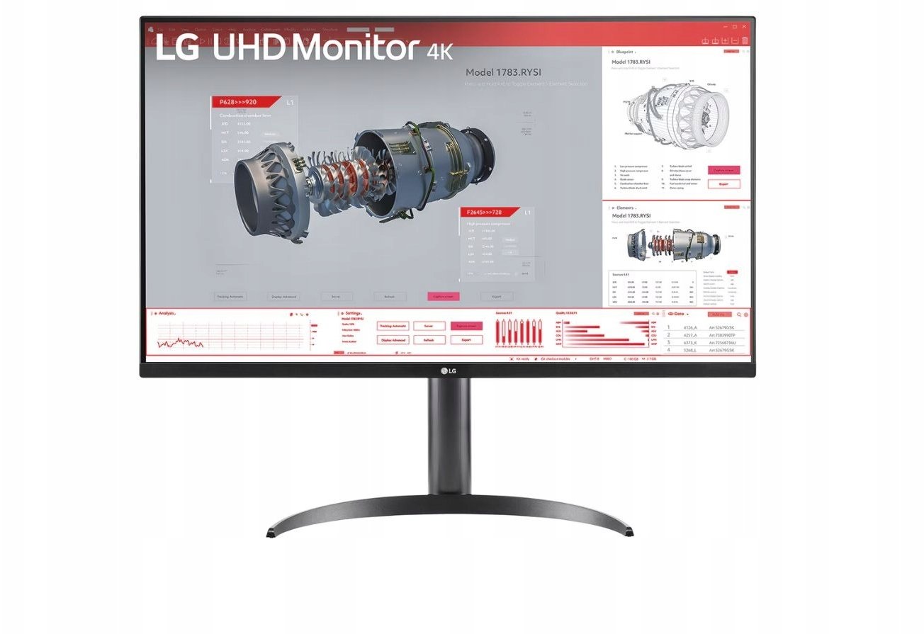 LCD monitors LG 31.5" 3840