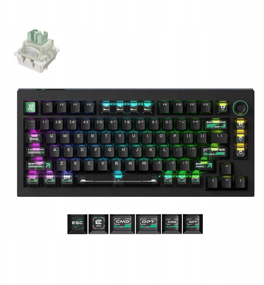 Keychron L5W-W1 Lemokey Magnetic Cyber |