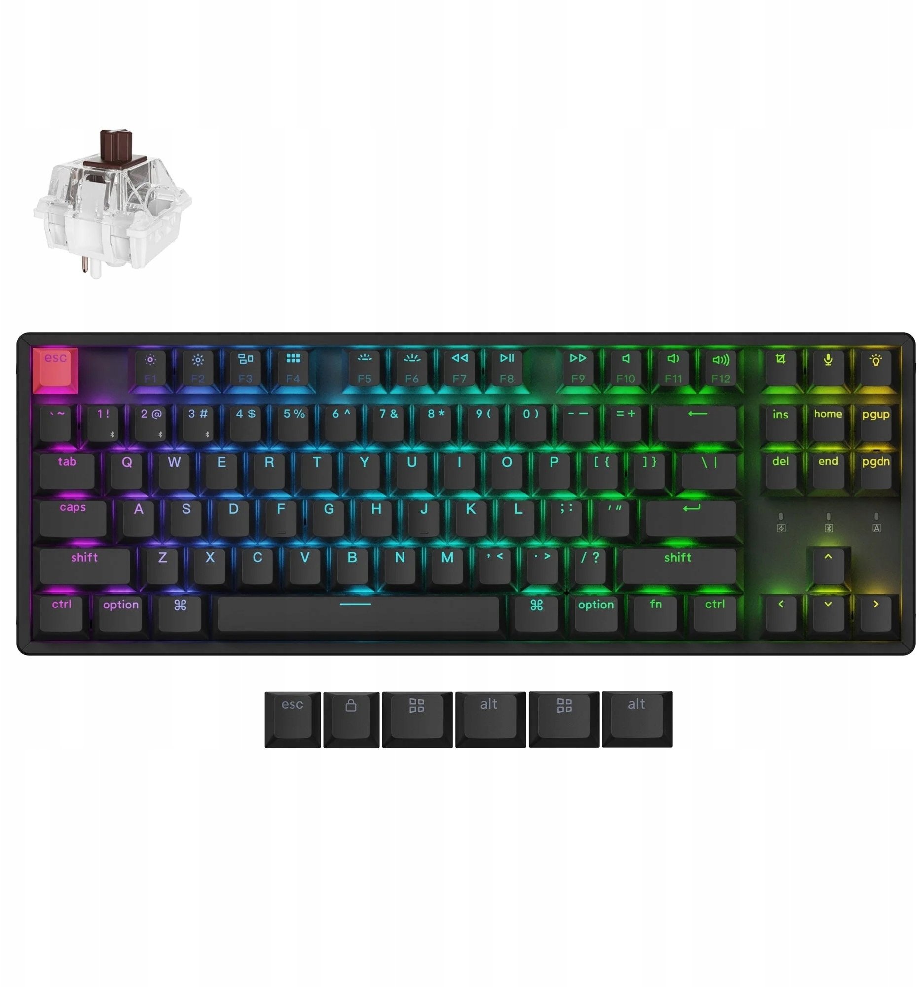 Keychron K8X-J3 80% TKL Brown Switch