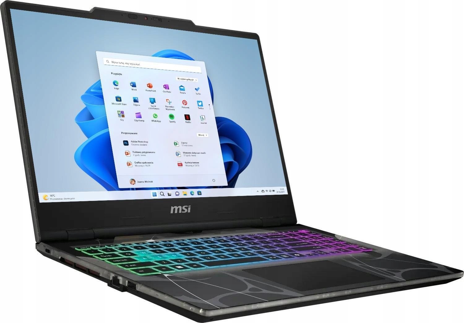 MSI Cyborg 15 B2RWEKG-044XPL portatīvais dators