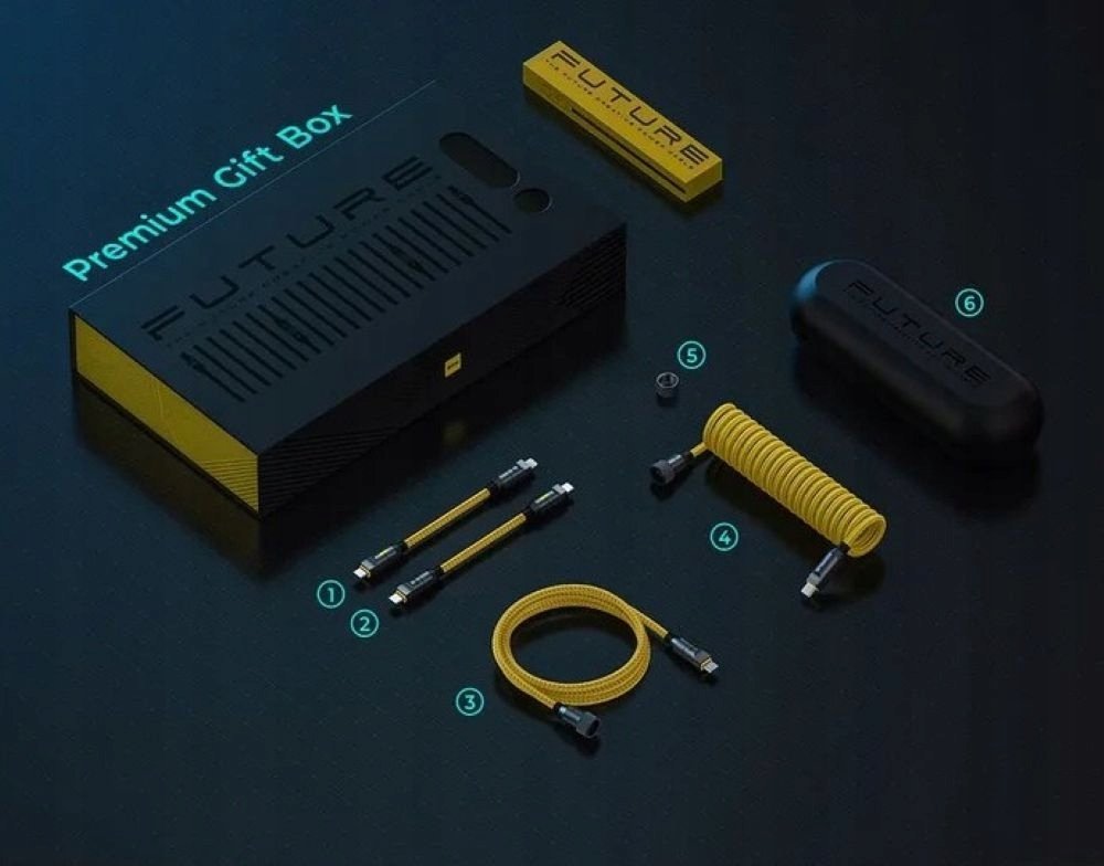 USB kabelis AOHI USB-C kabeļu komplekts