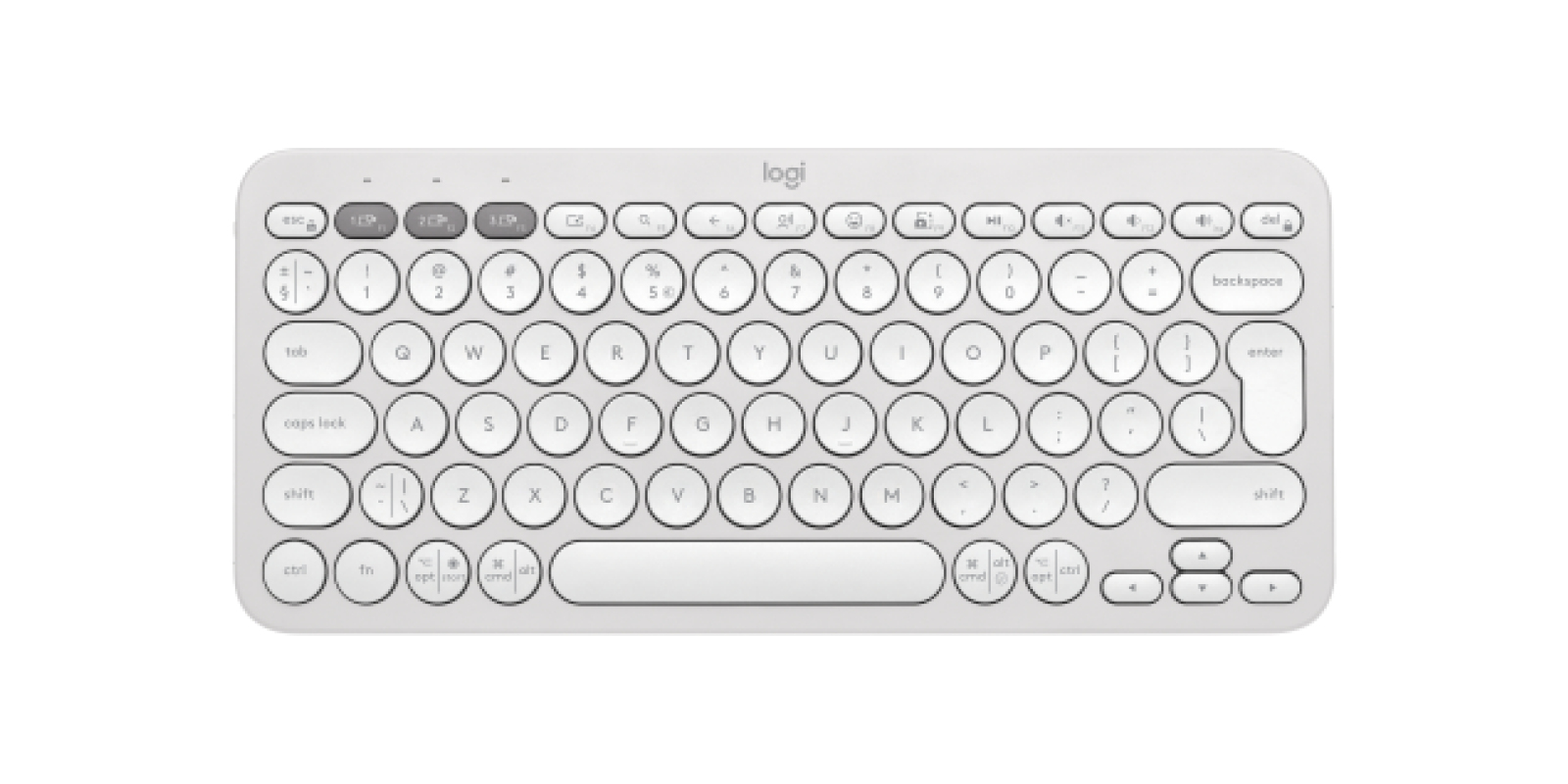 Logitech Pebble Keys 2 K380s Tastatūra