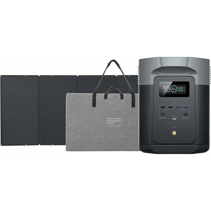 EcoFlow Delta 2 Max + saules