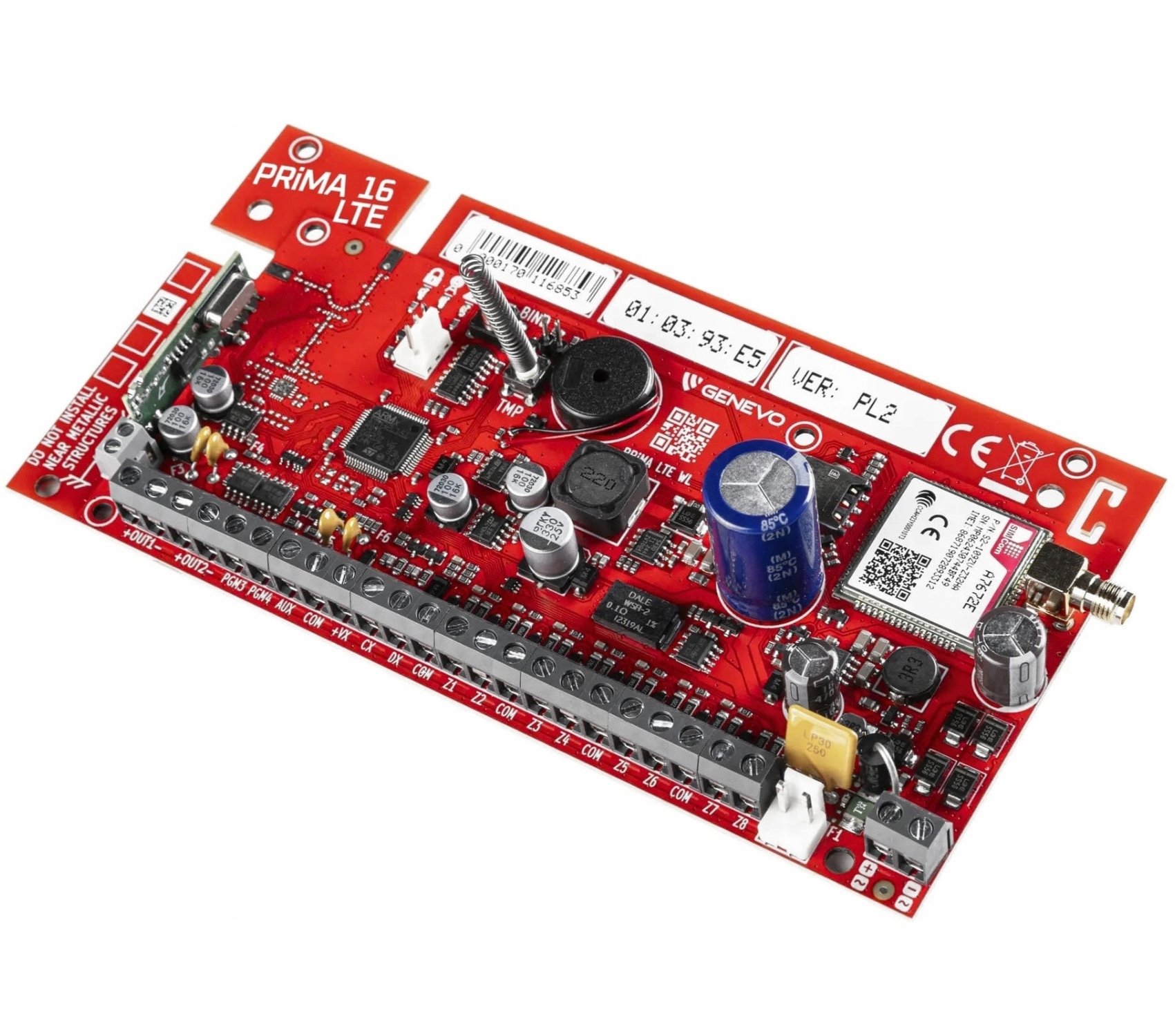 Genevo PRiMA16LTE RX BOX GENEVO Signalizācijas