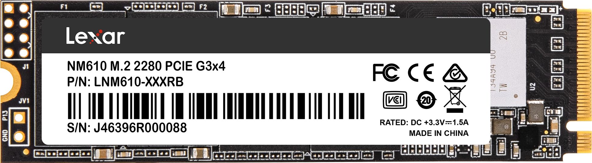 SSD disks Lexar NM610 250GB M