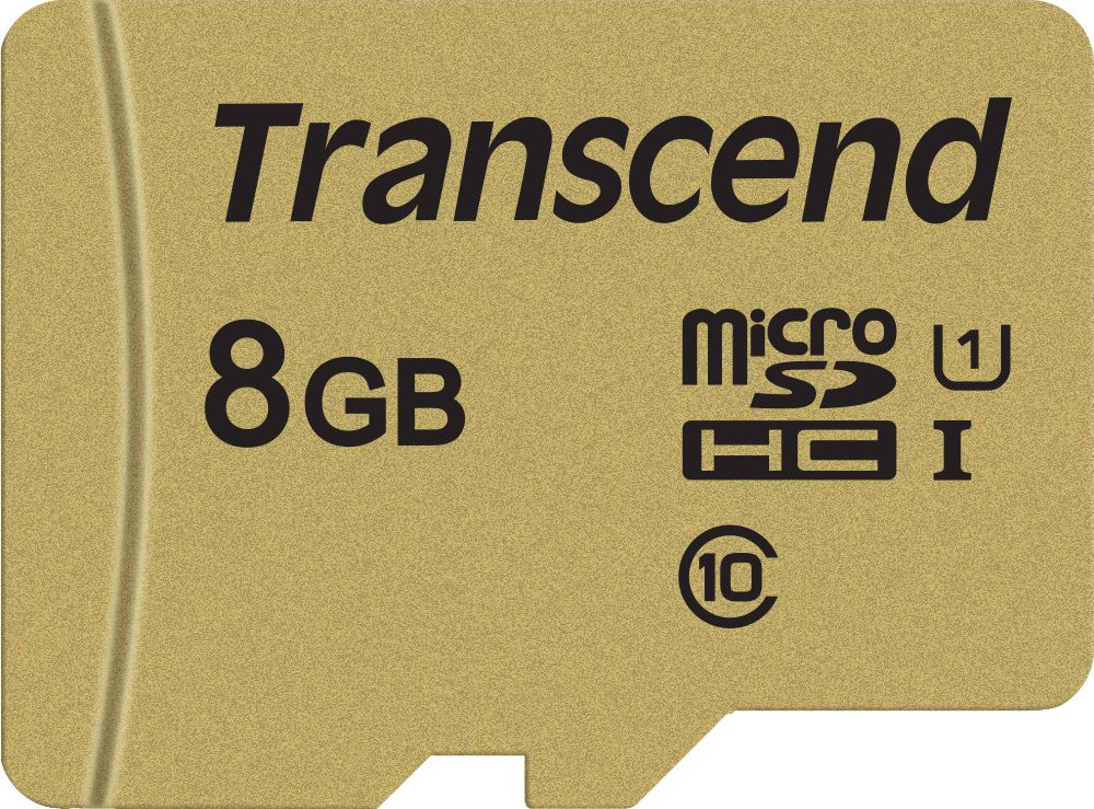 Atmiņas karte Transcend 500S MicroSDHC 8