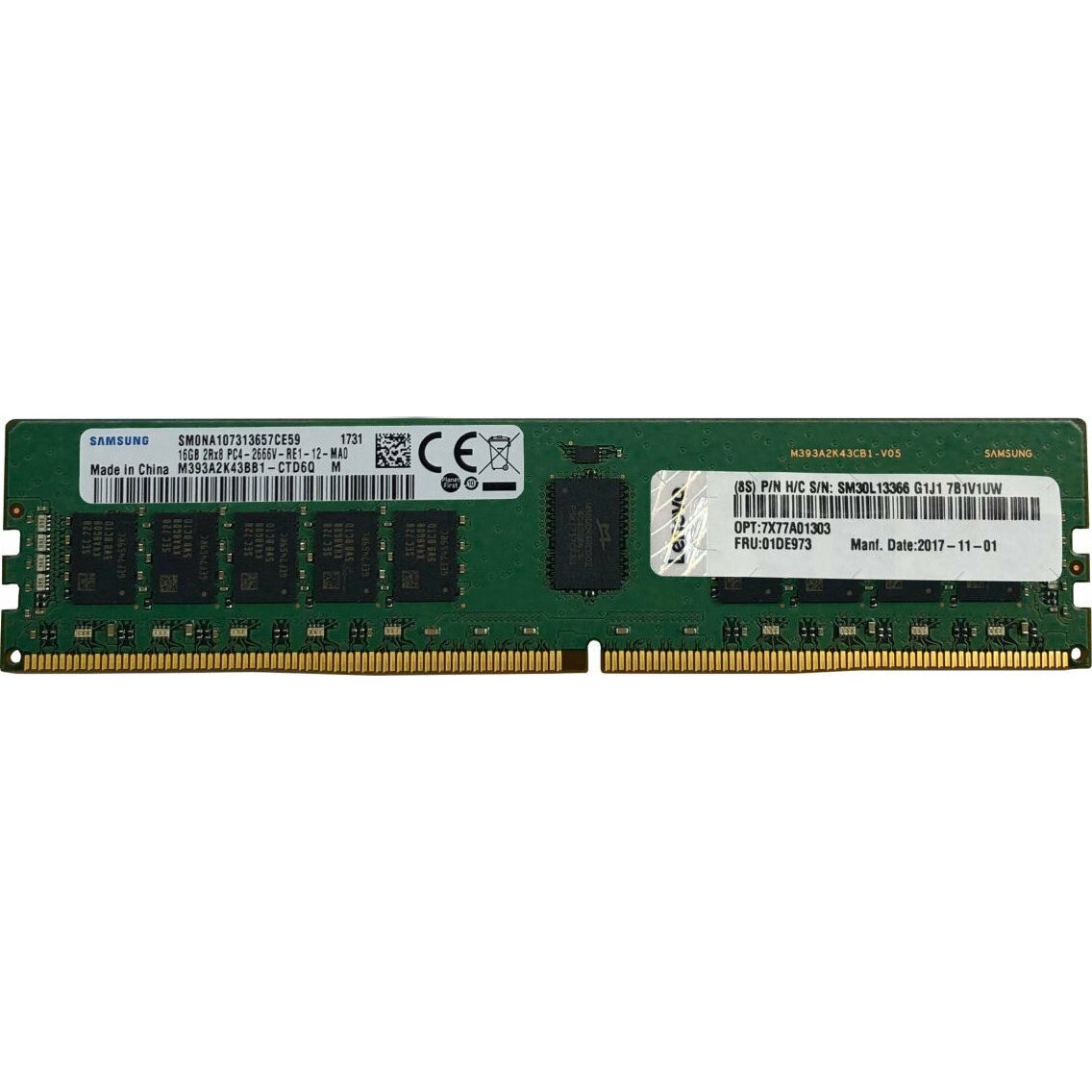 Lenovo ThinkSystem 16GB TruDDR4 3200 MHz