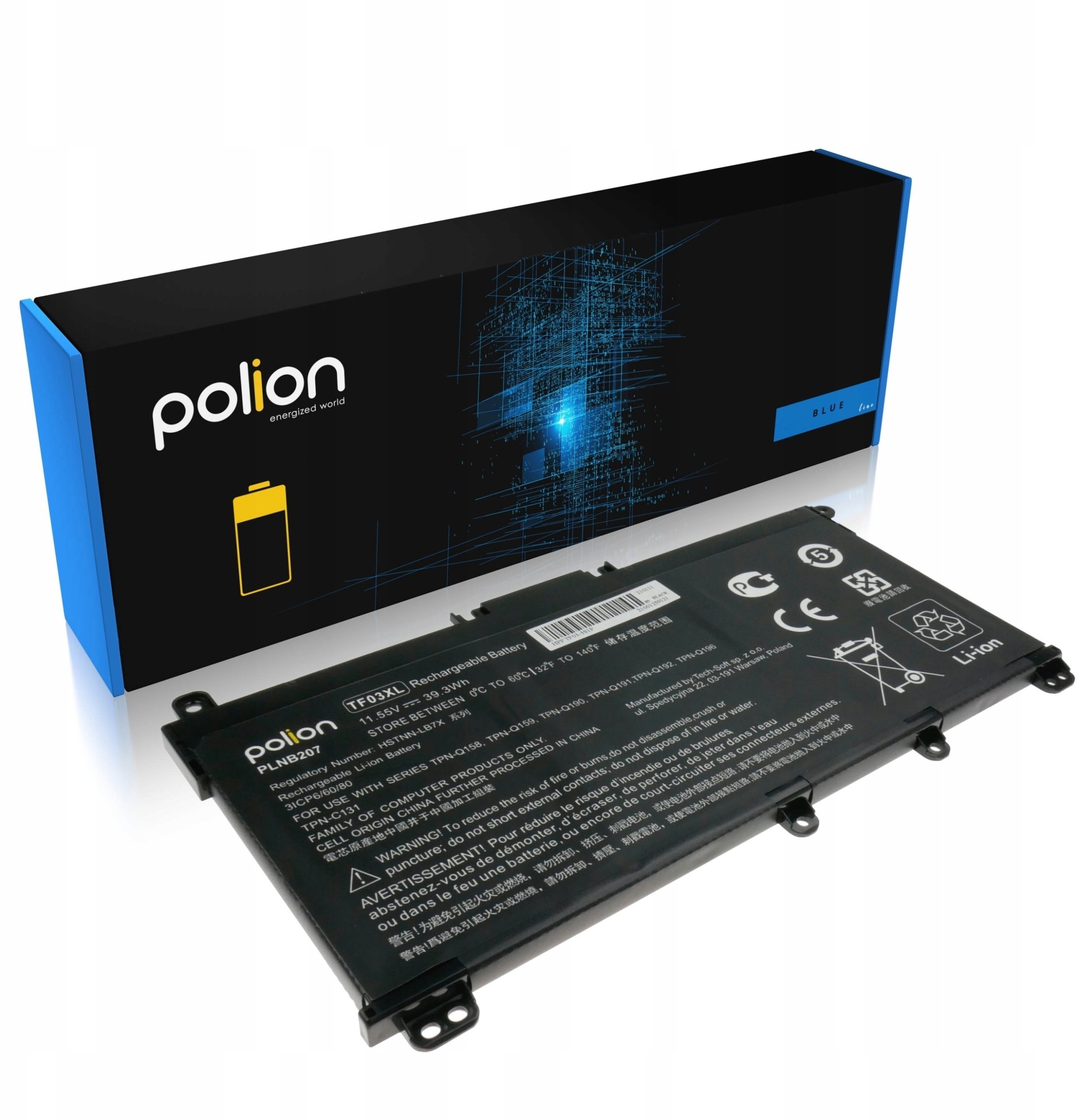 Polion Akumulatora baterija HP TF03XL Pavilion