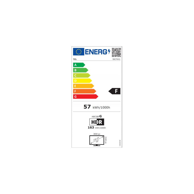 Televizors TCL 50C7K Mini LED 50``