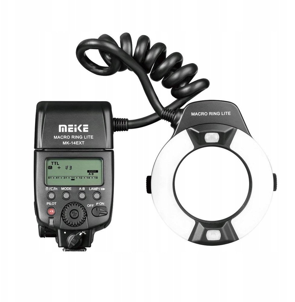 LED zibspuldzes lampa TTL makrofotogrāfijai Nikon