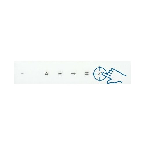 Commax CDV-43M WHITE COMMAX Krāsains LCD