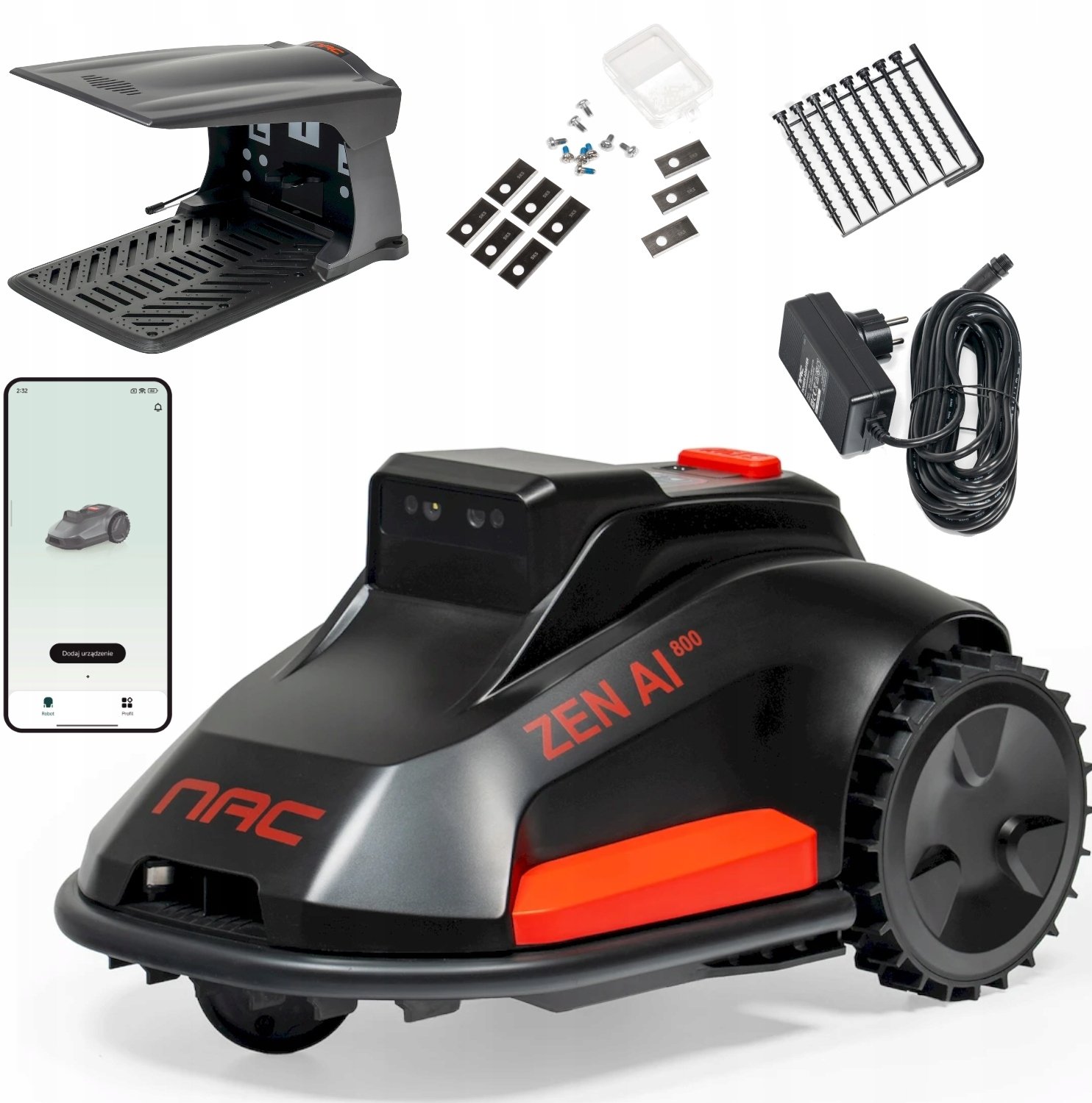 Robotzāles pļāvējs NAC NAC pašgājējs ar