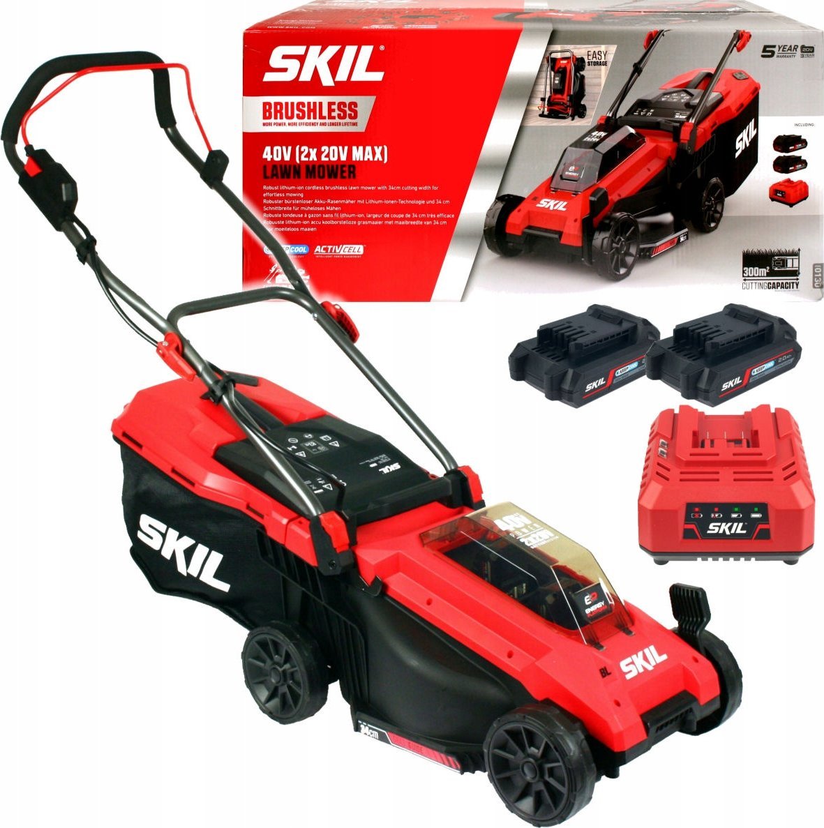 Bezvada zāles pļāvējs Skil BRUSHL 34CM
