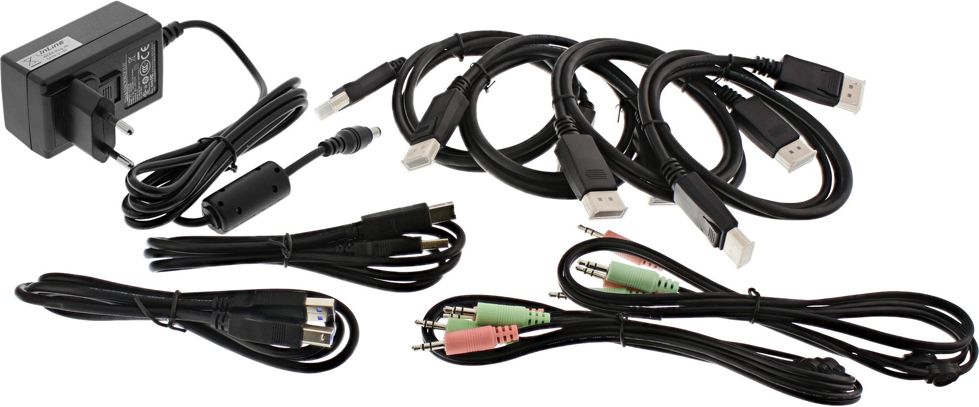 Pārslēdzējs InLine InLine® galddatora KVM pārslēdzējs
