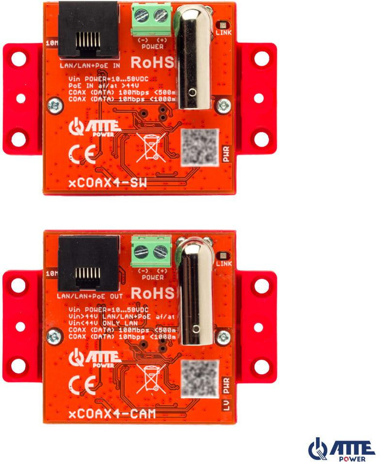 Atte Komplekts aktīvo pārveidotāju Ethernet un