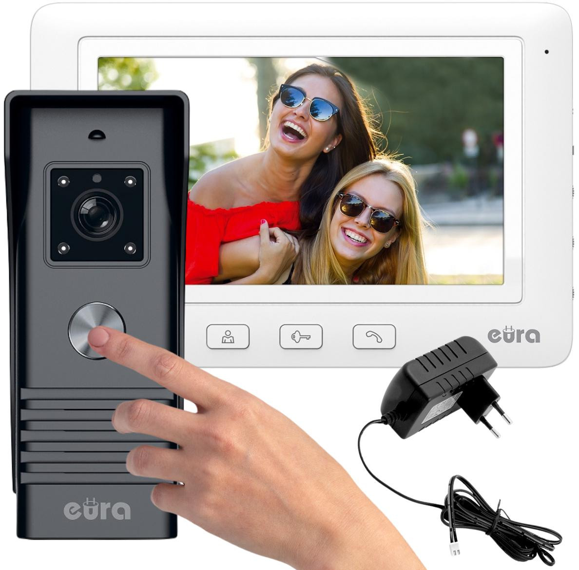 Eura video durvju tālrunis EURA VDP-45A3
